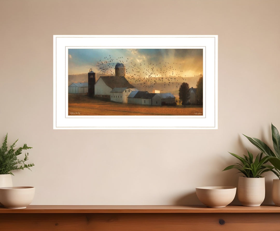 Light of a New Day 2 White Framed Print Wall Art