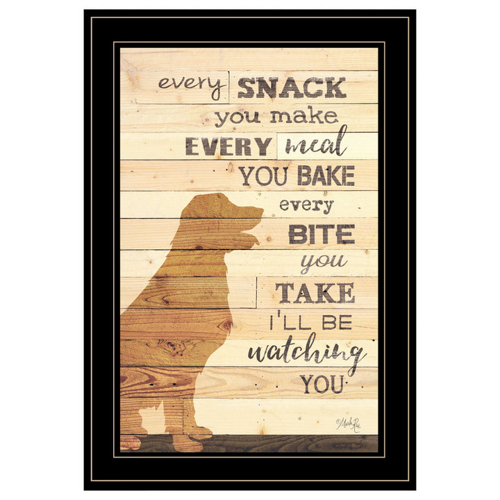 Every Snack You Make 2 Black Framed Print Wall Art