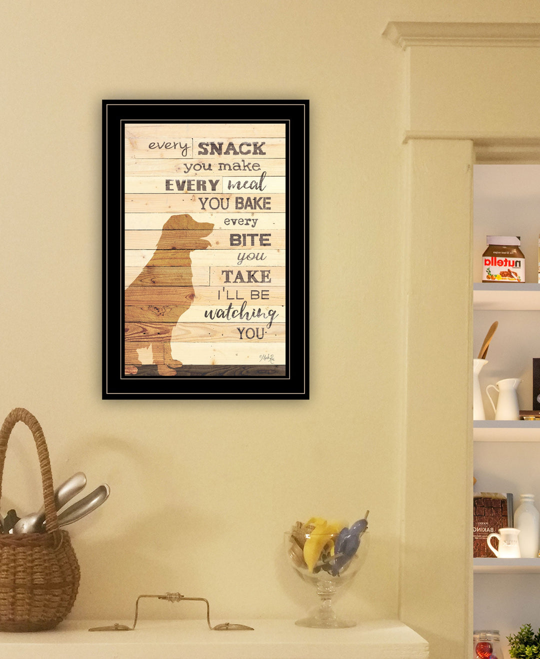 Every Snack You Make 2 Black Framed Print Wall Art