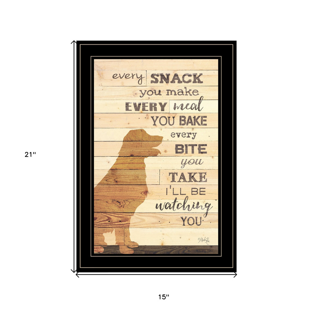 Every Snack You Make 2 Black Framed Print Wall Art