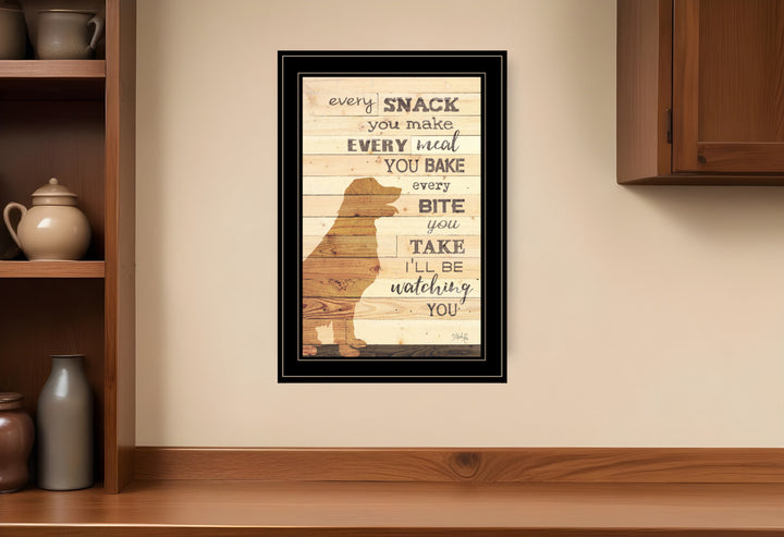 Every Snack You Make 2 Black Framed Print Wall Art