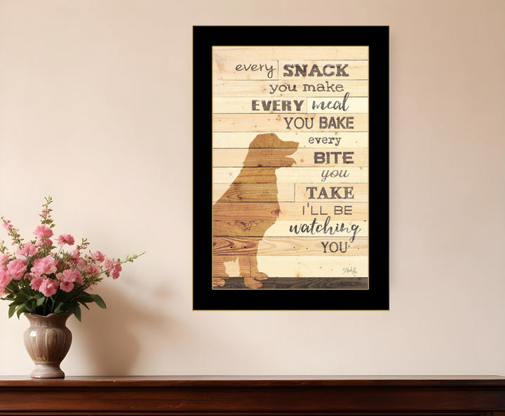 Every Snack You Make 3 Black Framed Print Wall Art