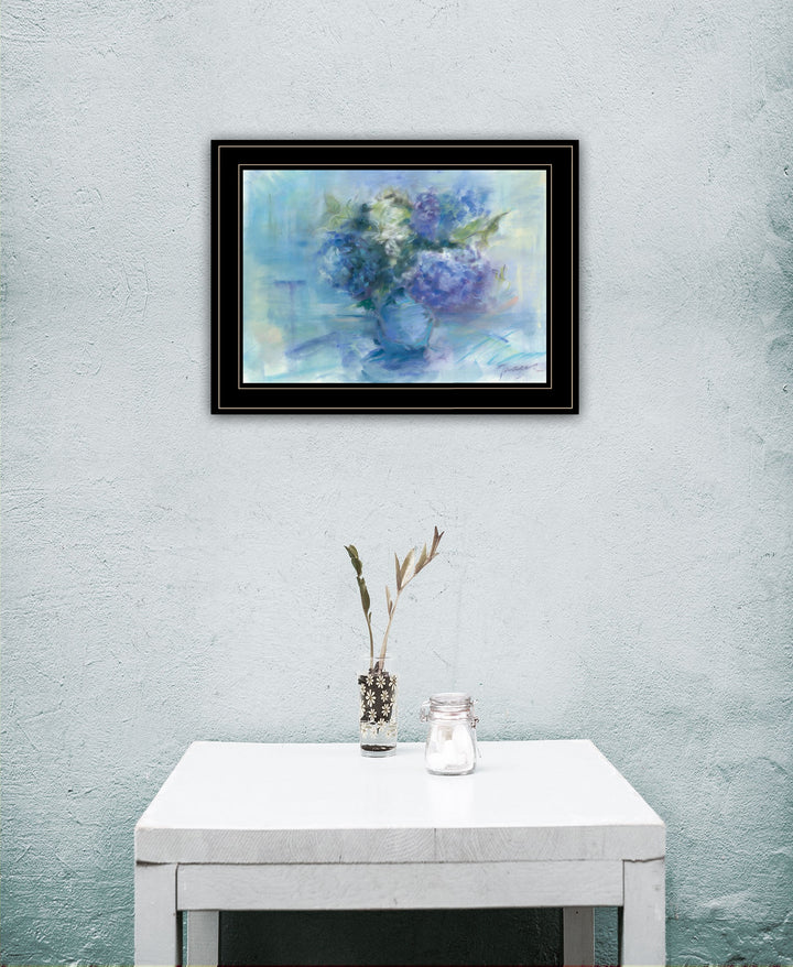 Bouquet 3 Black Framed Print Wall Art