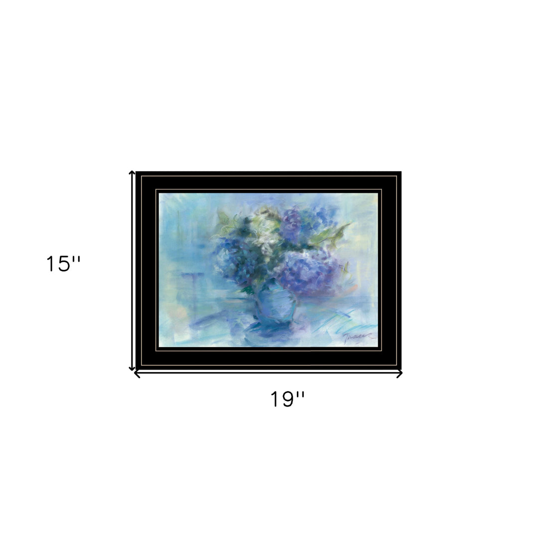 Bouquet 3 Black Framed Print Wall Art