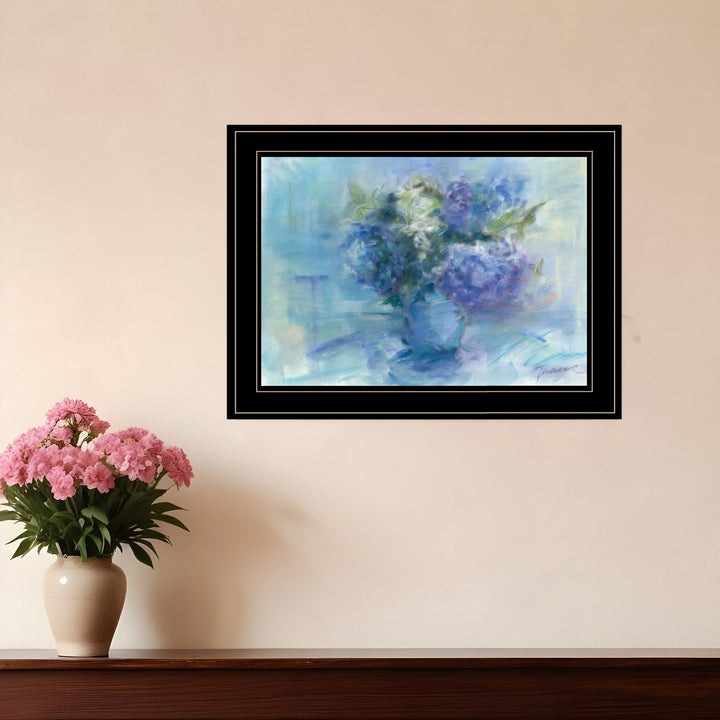 Bouquet 3 Black Framed Print Wall Art