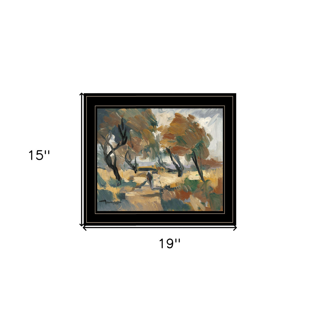 Early Walk 3 Black Framed Print Wall Art