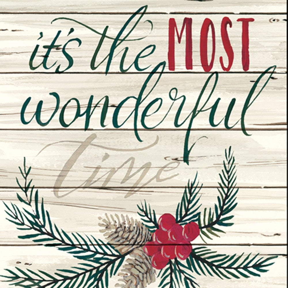 The Most Wonderful Time 2 Black Framed Print Wall Art