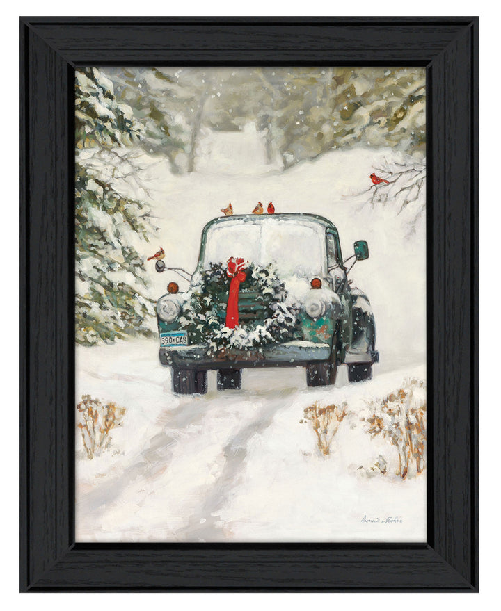 Winter Park 1 Black Framed Print Kitchen Wall Art