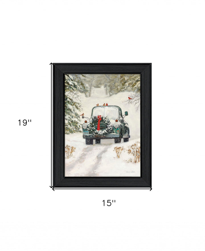 Winter Park 1 Black Framed Print Kitchen Wall Art