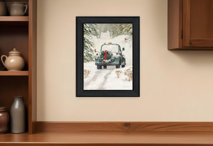 Winter Park 1 Black Framed Print Kitchen Wall Art