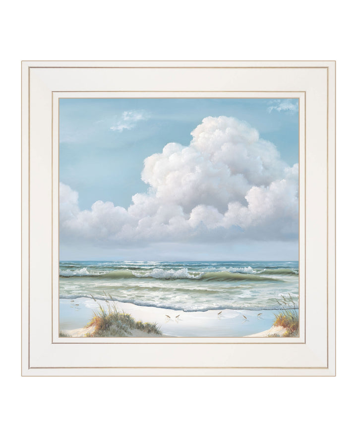 Beautiful Day II White Framed Print Wall Art