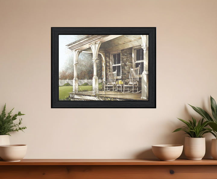 Sunday Afternoon 2 Black Framed Print Wall Art