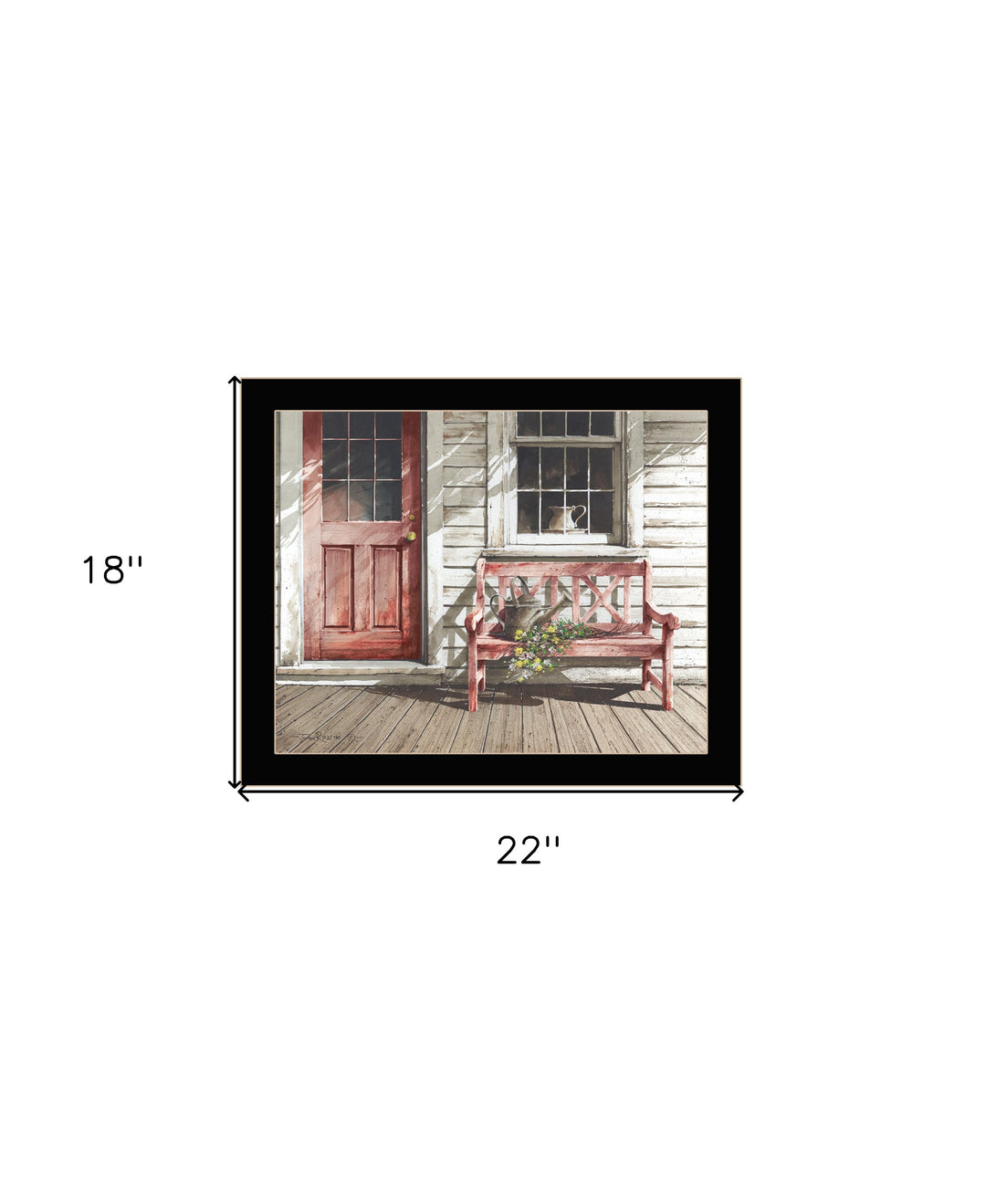 Fresh Cut Flowers 2 Black Framed Print Wall Art