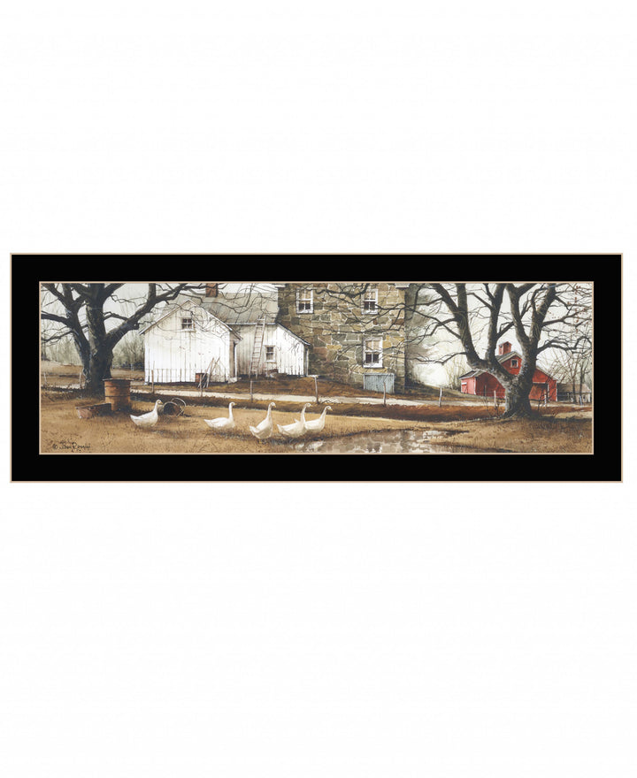 Puddle Jumpers 2 Black Framed Print Wall Art