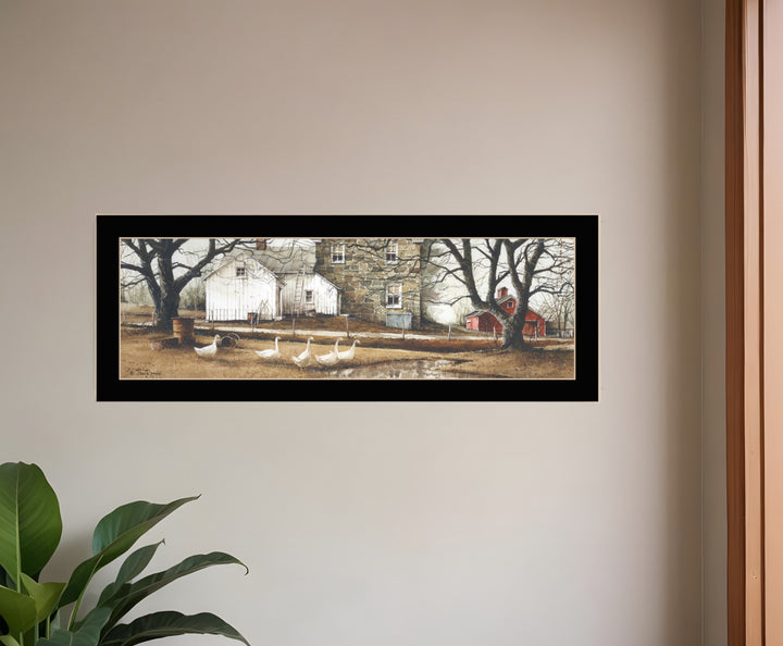 Puddle Jumpers 2 Black Framed Print Wall Art