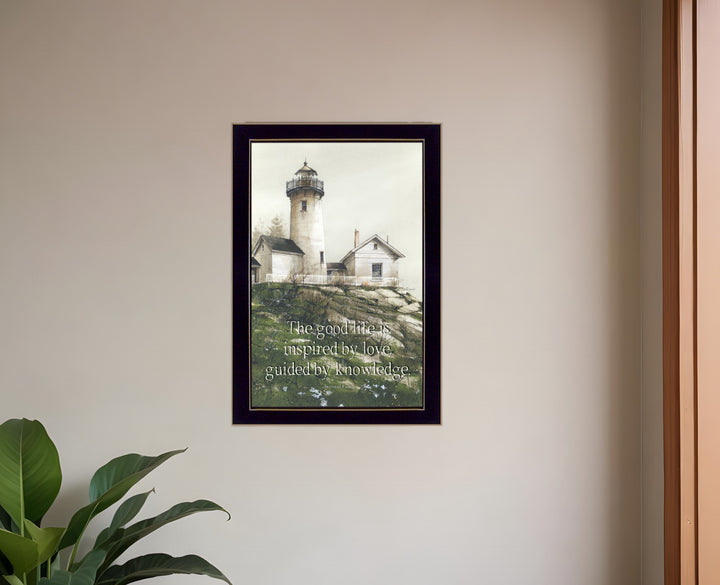 Guided Black Framed Print Wall Art