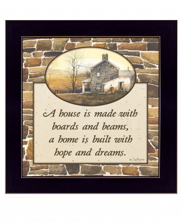 Hope and Dreams 2 Black Framed Print Wall Art