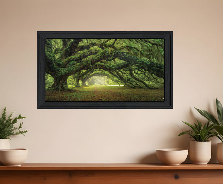 Passage 1 Black Framed Print Wall Art