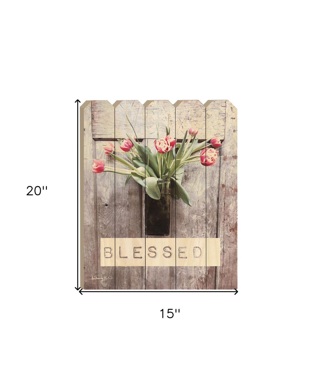 Blessed Tulips Unframed Print Wall Art