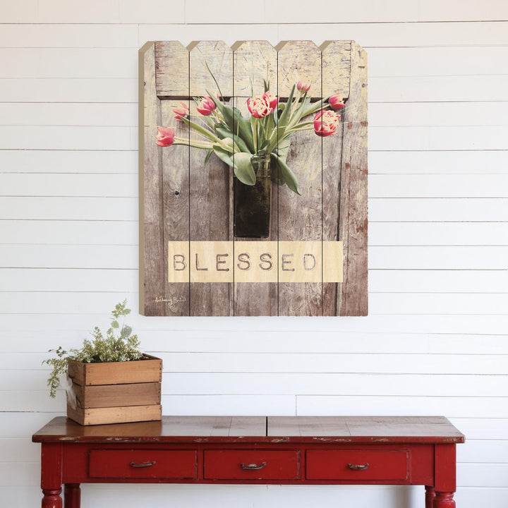 Blessed Tulips Unframed Print Wall Art