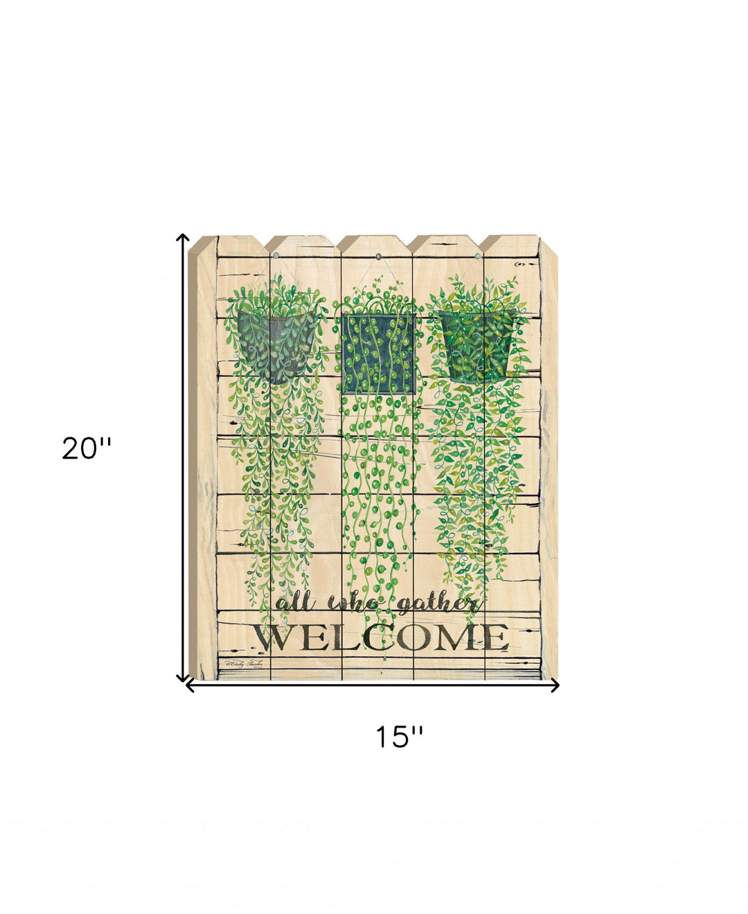 Ivy Welcome Unframed Print Wall Art