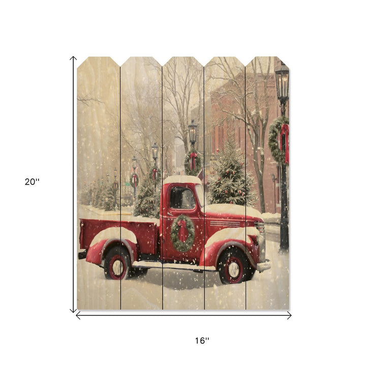 Snowy Day in Wellsboro Unframed Print Wall Art