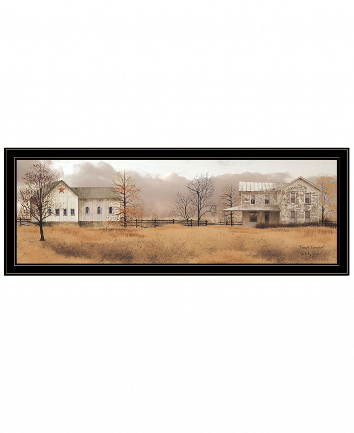 Peaceful Homestead 1 White Framed Print Wall Art