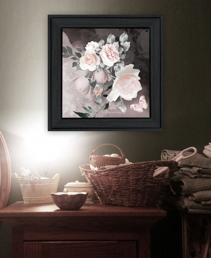 Noir Roses IV 4 Black Framed Print Wall Art