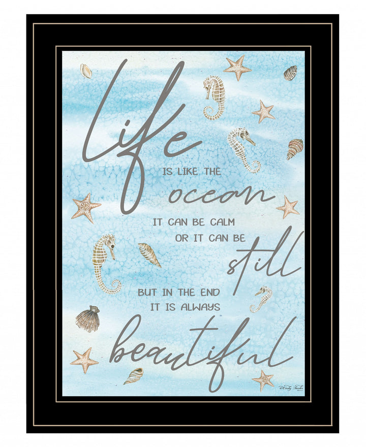 Life is Like 2 White Framed Print Wall Art