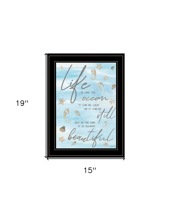 Life is Like 2 White Framed Print Wall Art