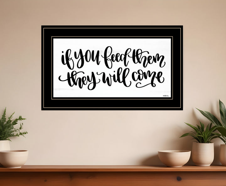 If You Feed Them 2 Black Framed Print Wall Art