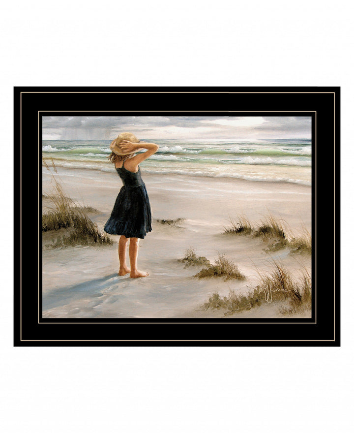 Black Dress 2 Black Framed Print Wall Art