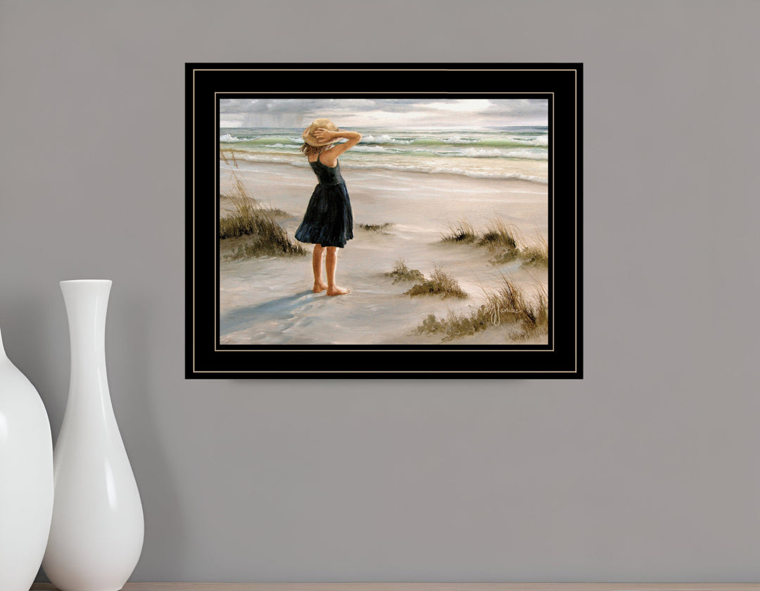 Black Dress 2 Black Framed Print Wall Art