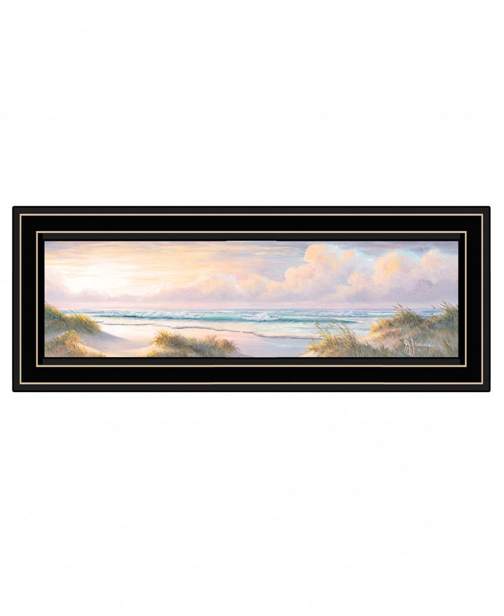 Seascape II 3 Black Framed Print Wall Art