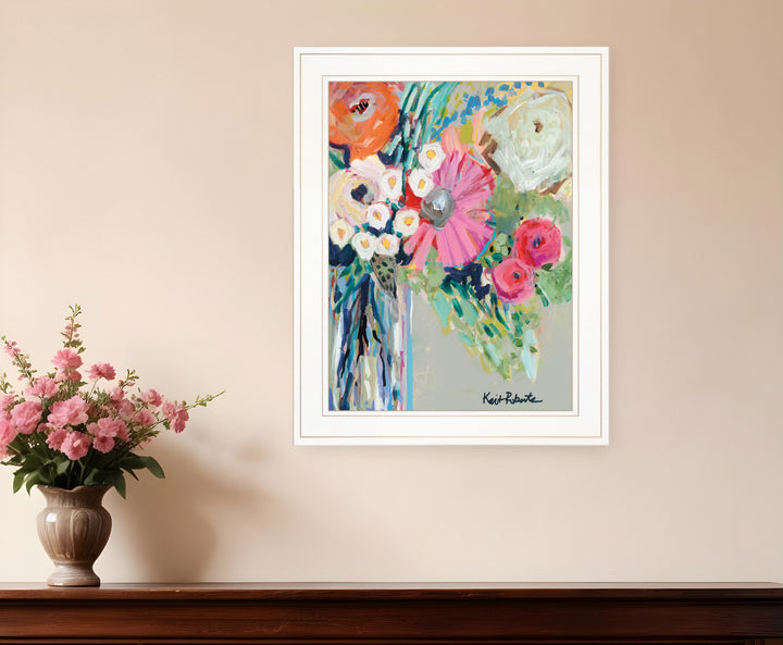 From Mrs Hazels Garden 1 White Framed Print Wall Art