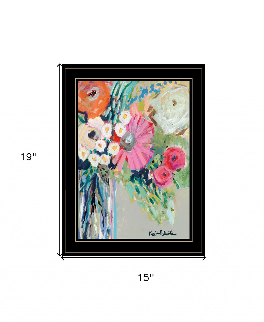 From Mrs Hazels Garden 2 Black Framed Print Wall Art