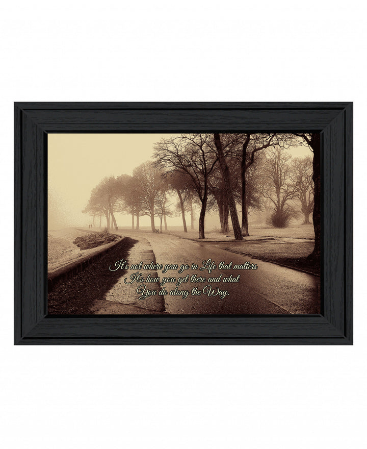 What Really Matters Black Framed Print Wall Art