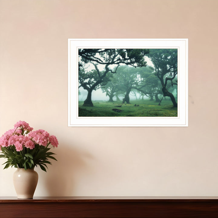 Enchanted Forest II 2 White Framed Print Wall Art