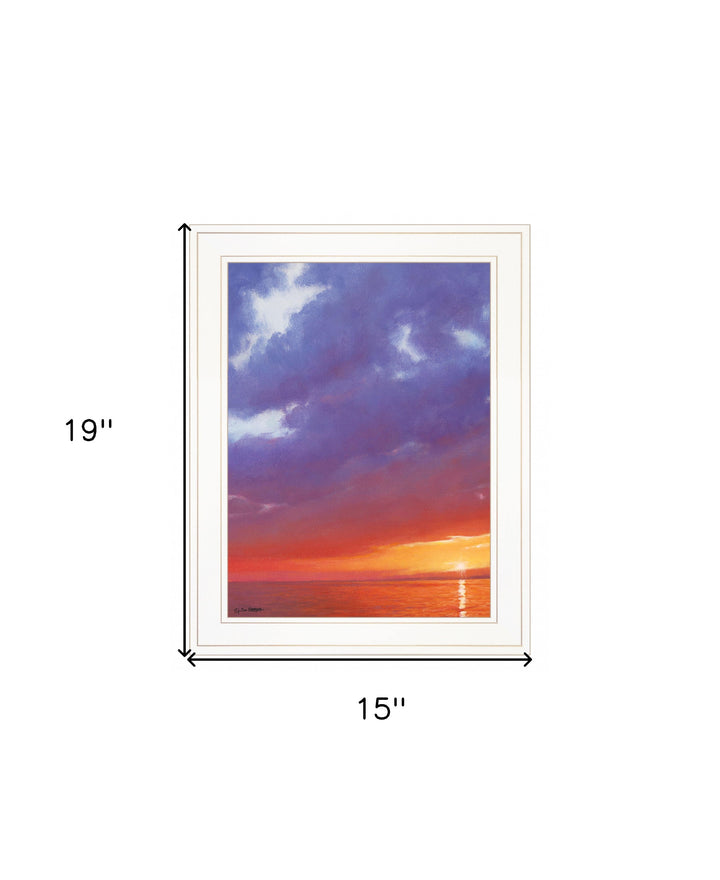 Certain Glow 2 White Framed Print Wall Art