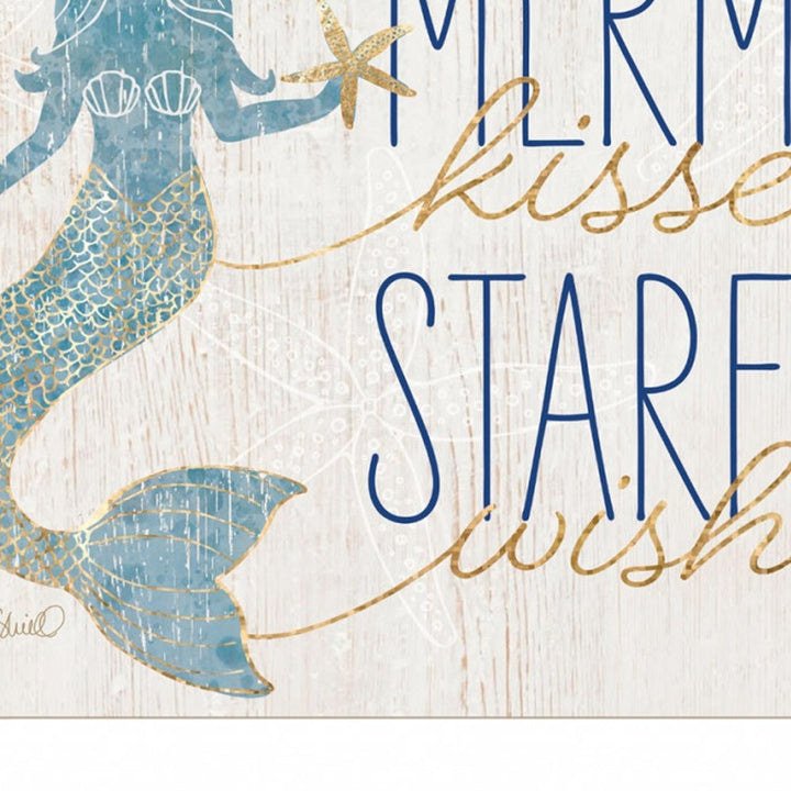 Set Of Two Two Mermaids 1 White Framed Print Wall Art