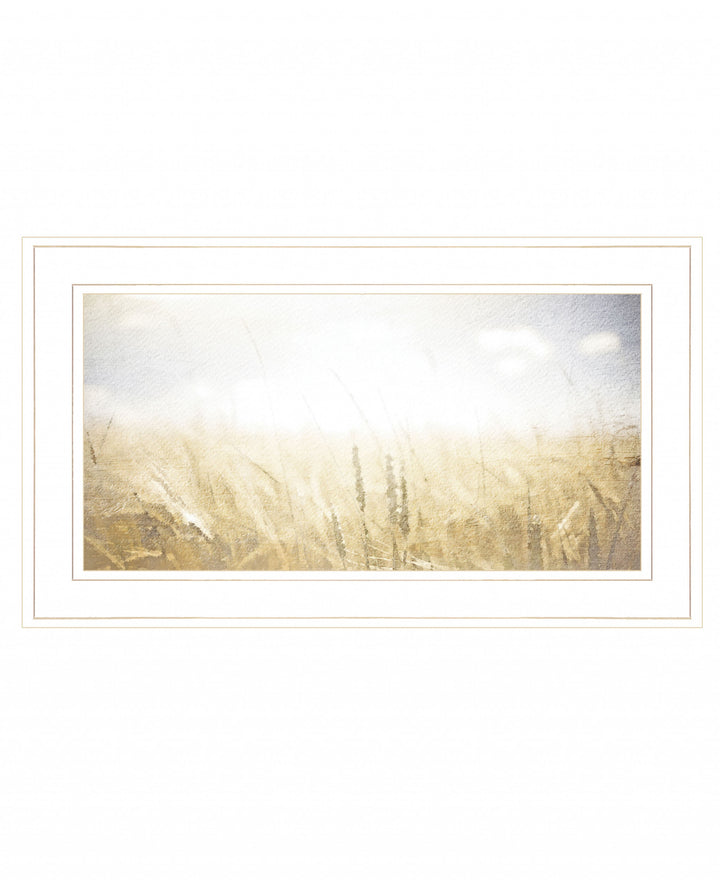 Fields of Gold 1 White Framed Print Wall Art