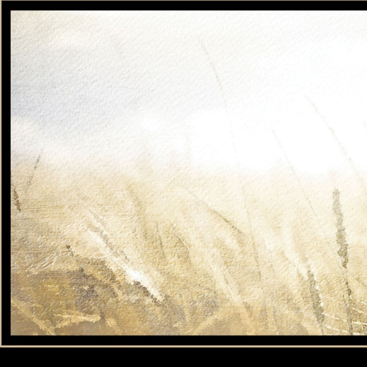 Fields of Gold 2 Black Framed Print Wall Art