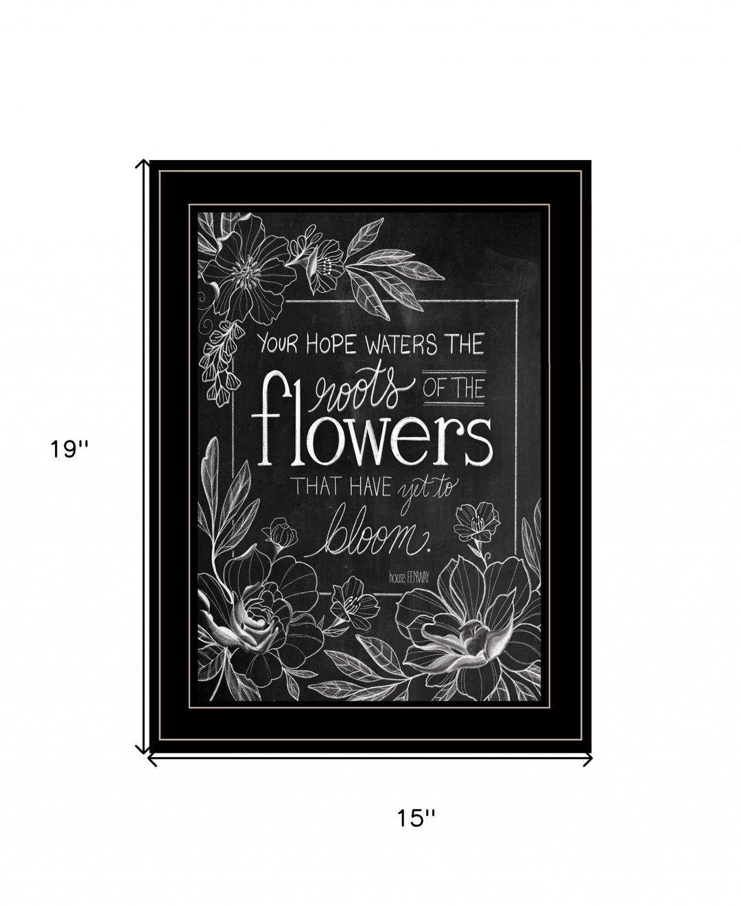 Yet to Bloom 1 Black Framed Print Wall Art