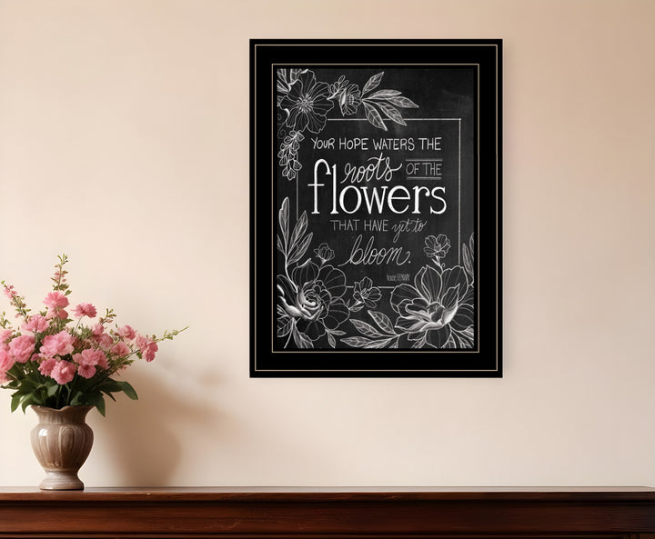 Yet to Bloom 1 Black Framed Print Wall Art