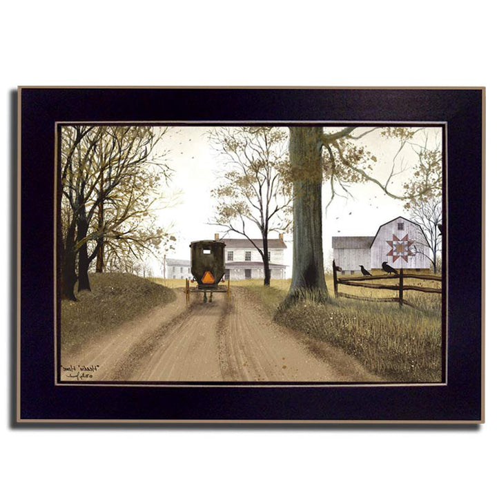 Headin Home Black Framed Print Wall Art