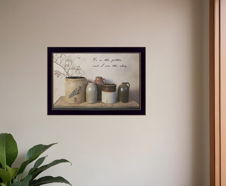 He is the Potter Black Framed Print Wall Art