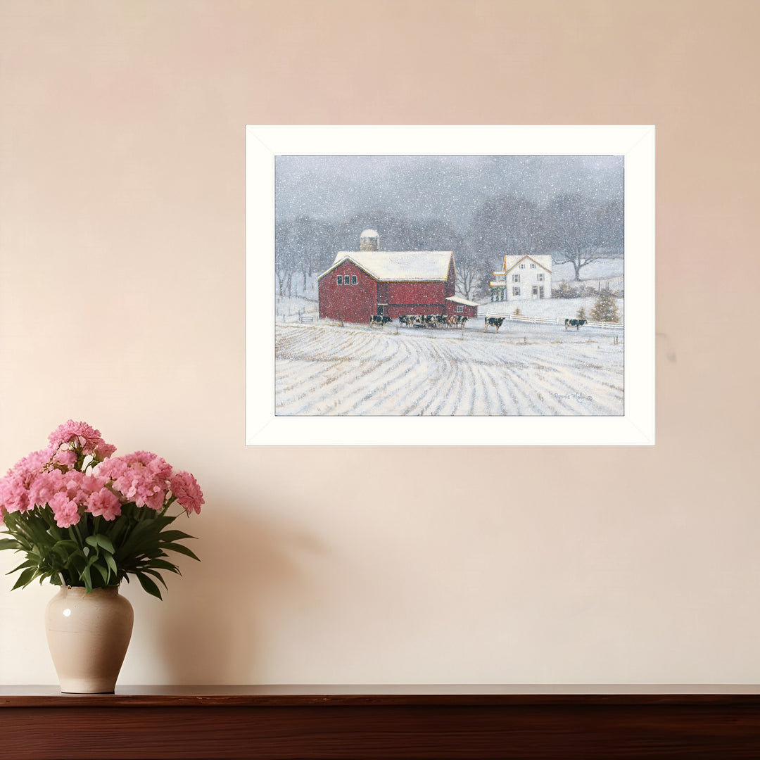 The Home Place 2 White Framed Print Wall Art