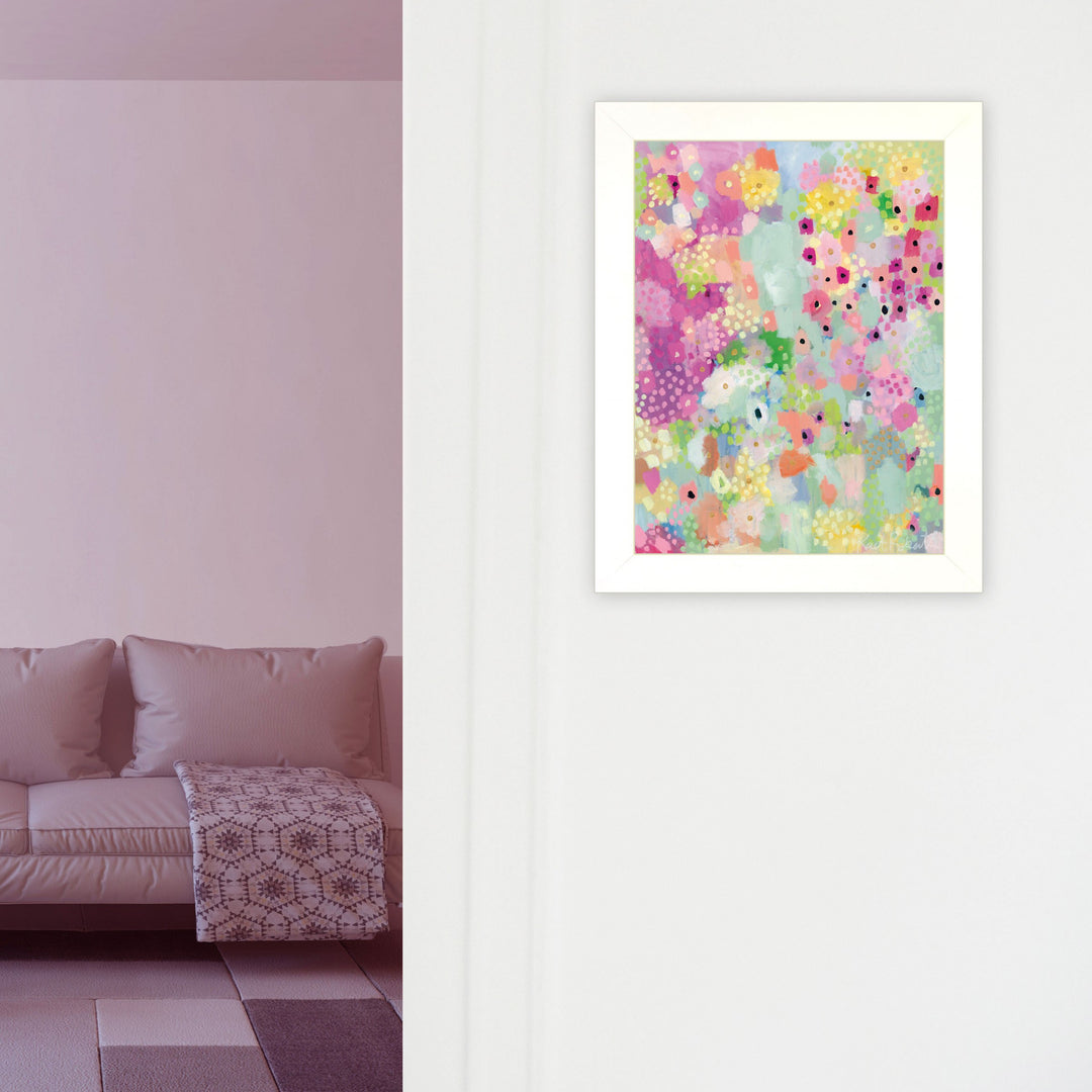 Mind in Repose I White Framed Print Wall Art