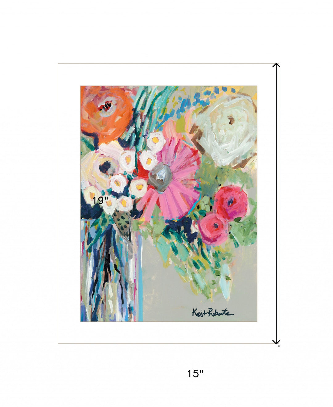 From Mrs Hazels Garden 3 White Framed Print Wall Art