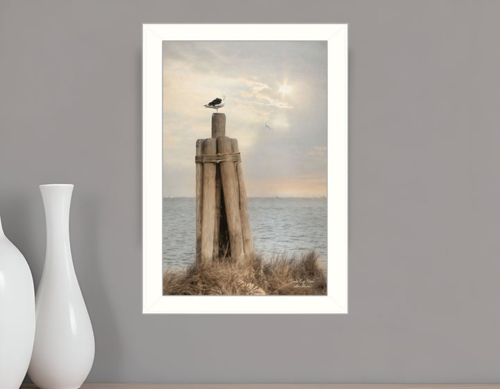 Birds Eye View 2 White Framed Print Wall Art